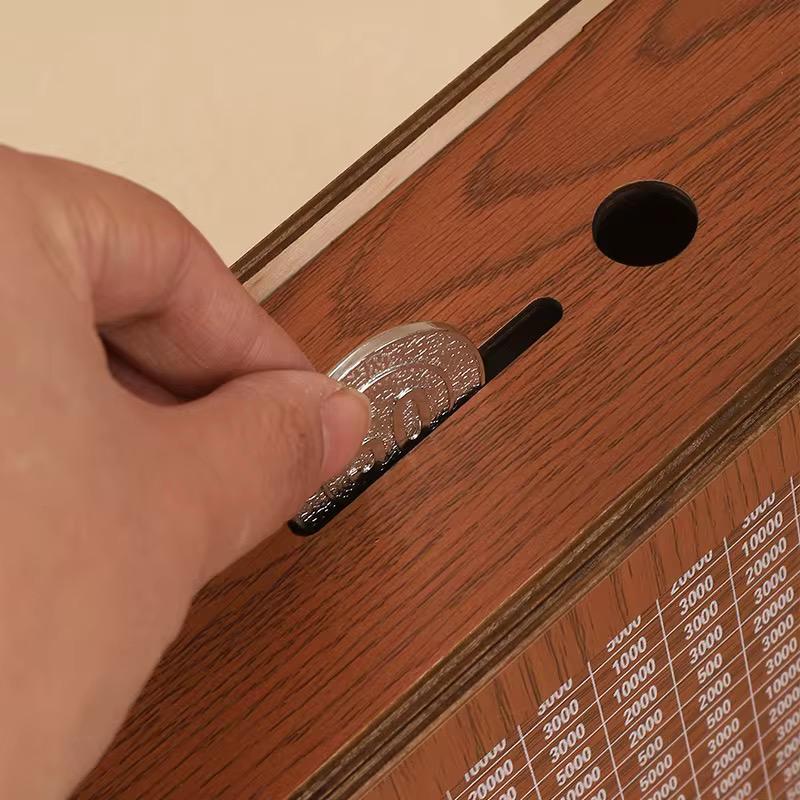 Tirelire en bois économiseur d’argent