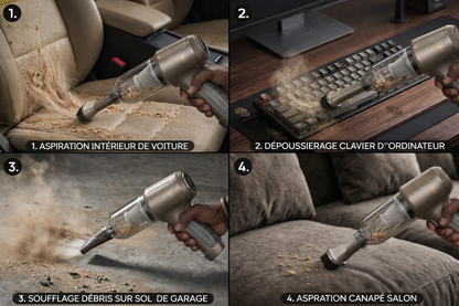 ™Aspirateur portable Rechargeable