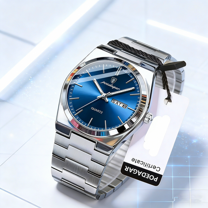 POEDAGAR Prestige™ | Montre Homme Premium en Acier Inoxydable