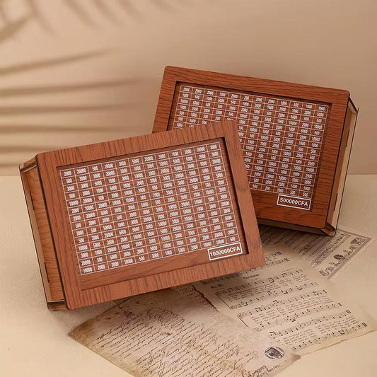 Tirelire en bois économiseur d’argent