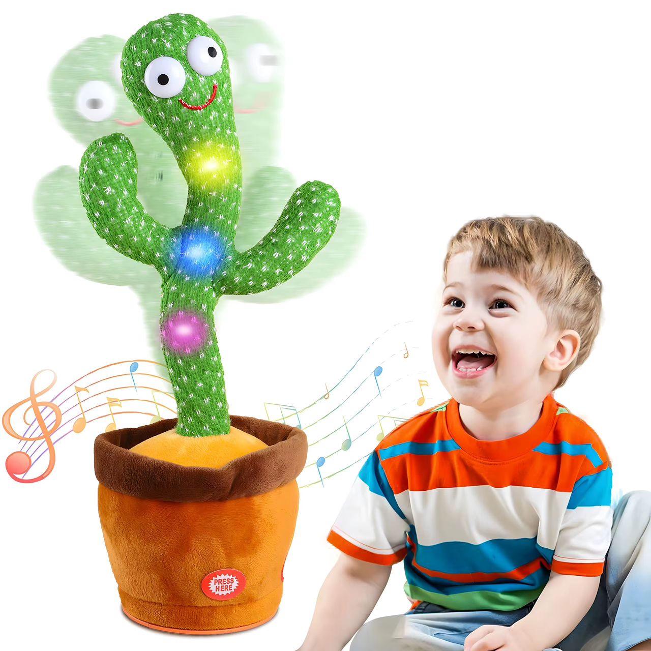 Peluche Cactus Dansant et Chantant